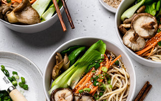 MISO MUSHROOM RAMEN BOWL WITH PU’ERH