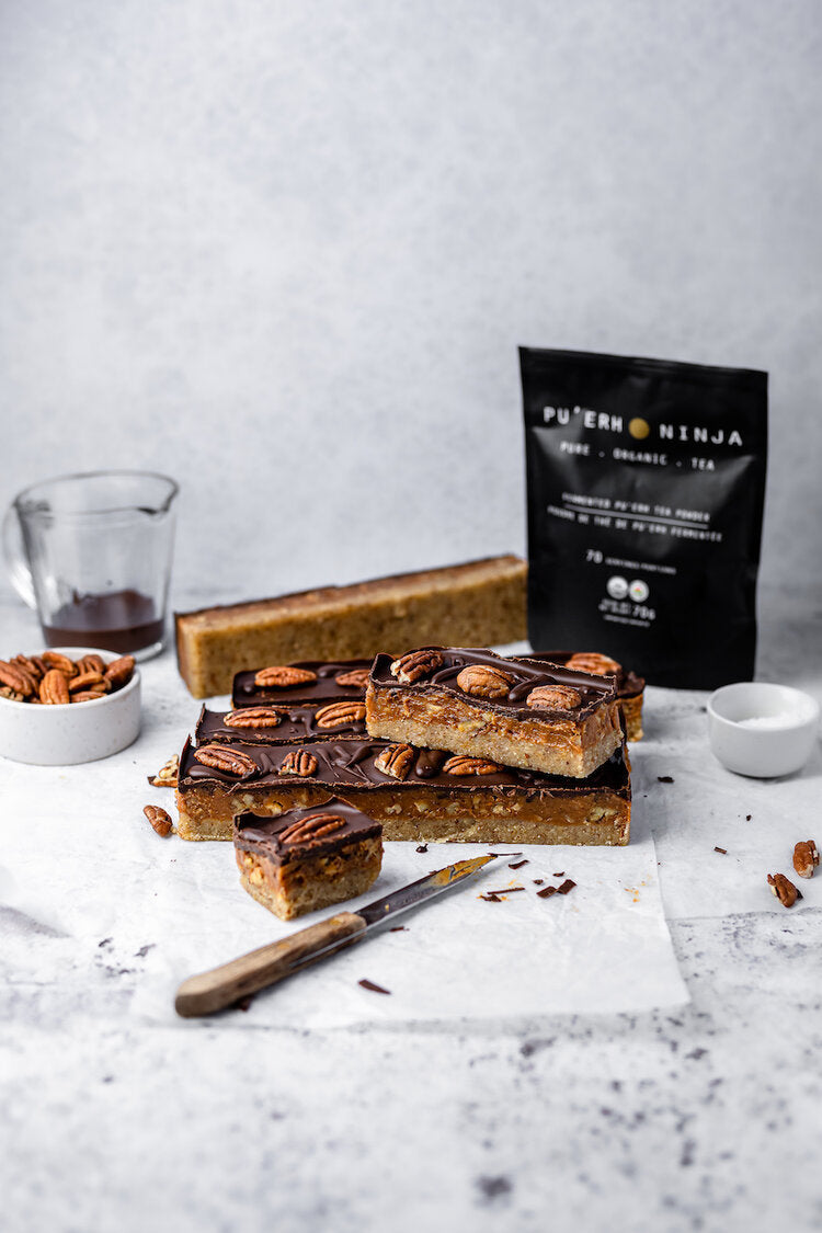 PECAN PIE PU’ERH TEA BARS
      
      
       &ndash; Matcha Ninja