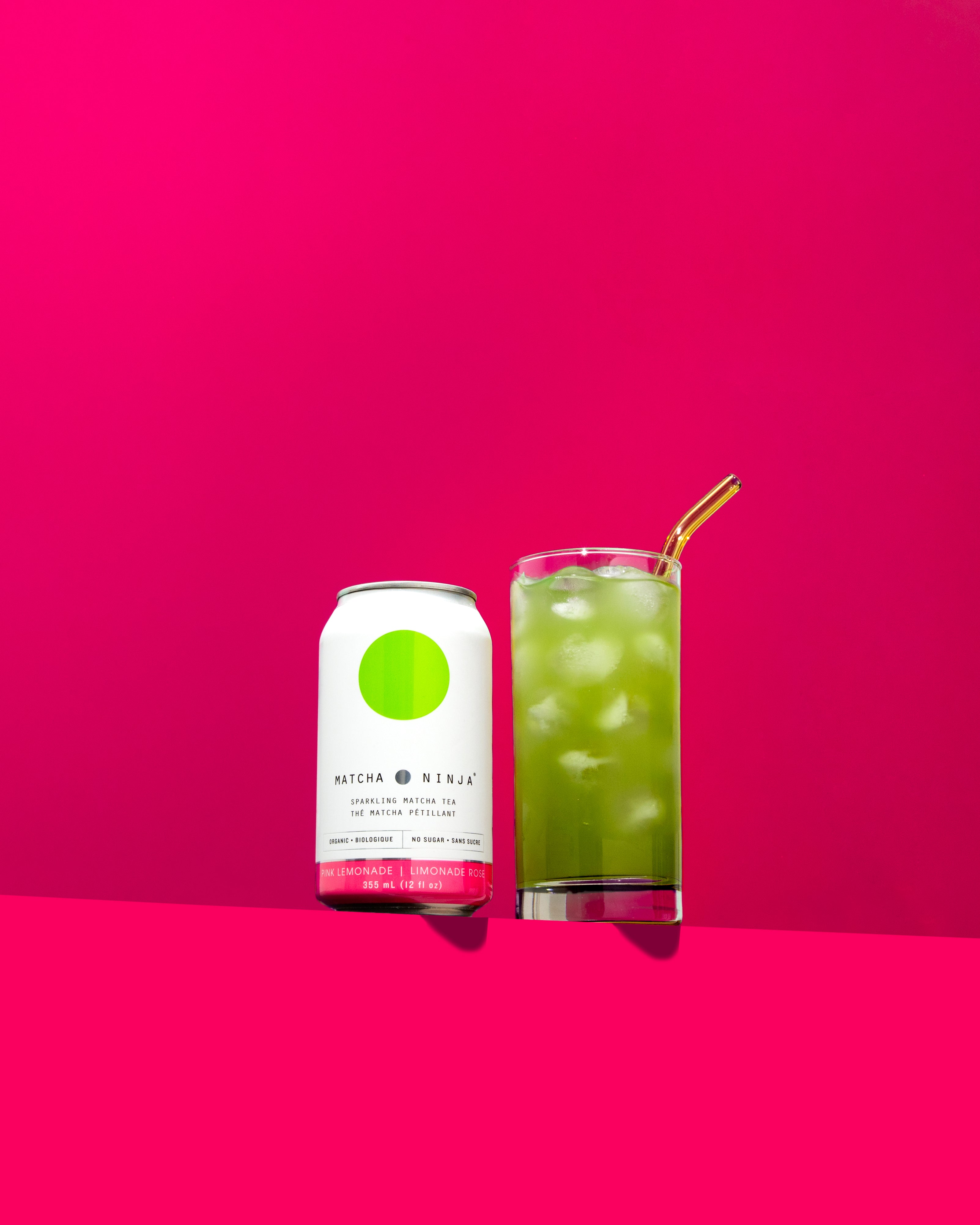PINK LEMONADE SPARKLING MATCHA  (12 pack)