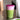 Matcha latte with Matcha Ninja matcha and pink matcha